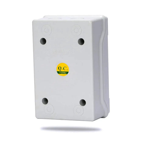 Four Way Power Distribution Box With Bus Bars And Din Rail For MCB Waterproof IP66 Enclosure Built To Last rugged PC ABS case