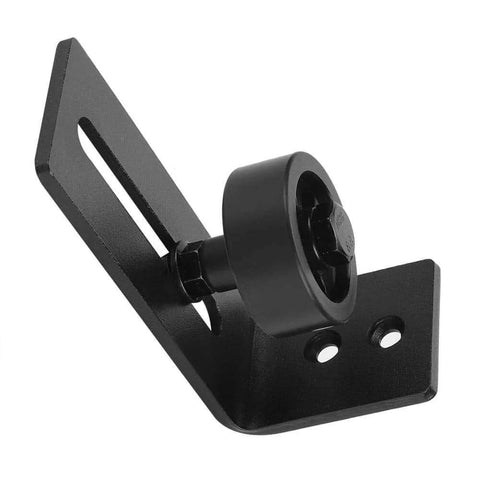 Beefy Black Carbon Steel Barn Door Guide Rail For Sliding Doors, Anti Rust And Anti Deformation Floor And Wall Bottom Guide Rail