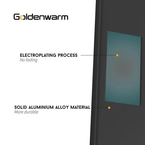 Electroplating process on 25 Pack Finger Edge Pulls For Black Cabinet Handles And Drawer Pulls, solid aluminum alloy material.