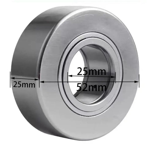 Support roller needle bearings NART/NURT series single piece, dimensions 25mm x 52mm, suitable for linear applications.