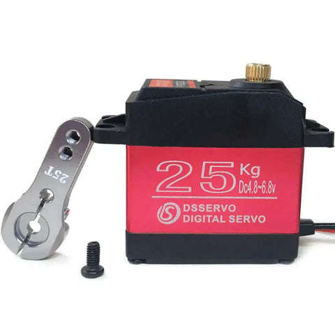 Beefy 25Kg RC Digital Servo With Full Metal Gear Waterproof 180 Degree Control Angle DS3225MG with 25T adjustable metal arm