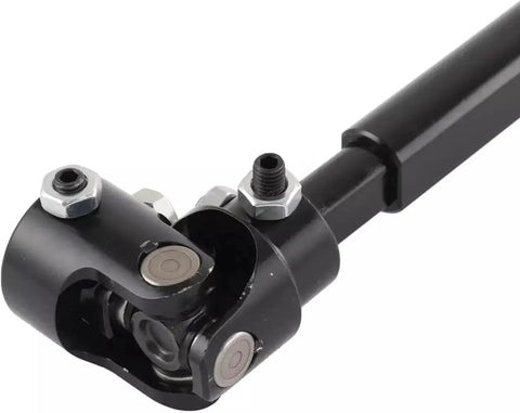 Close-up of Steering Shaft For GM S10 Sonoma G Body F Body 1982-1993 OE 71223022HKR Steel, showing steel construction and joints
