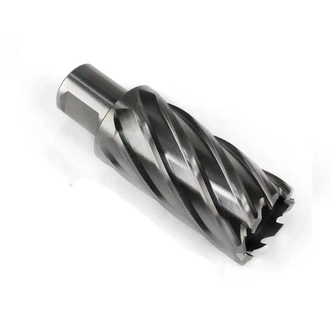 Pro Grade Annular Cutter Kit For Magnetic Drill Press With One And One Sixteenth Inch Cutting Diameter And Two Inch Depth Of Cut Weldon Shank