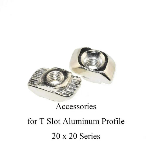 Sliding T Slot Nuts 2020 Series M3 Drop In Pack Of 30 Carbon Steel Nickel Plated Half Round Roll In For 6mm Slot Aluminum Profiles