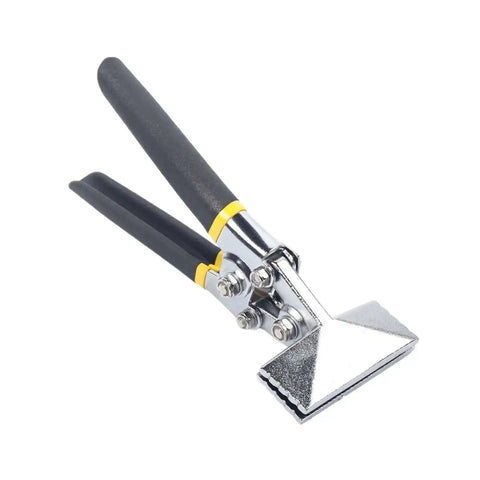 2 Piece Sheet Metal Bending Pliers Set With Three And One Quarter Inch Flat Jaw for metalwork, featuring durable steel construction.