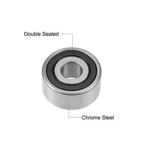 Premium 3200 2RS Angular Contact Ball Bearing 10 By 30 By 14.3 Mm Sealed Double Sided Bearings chrome steel double sealed