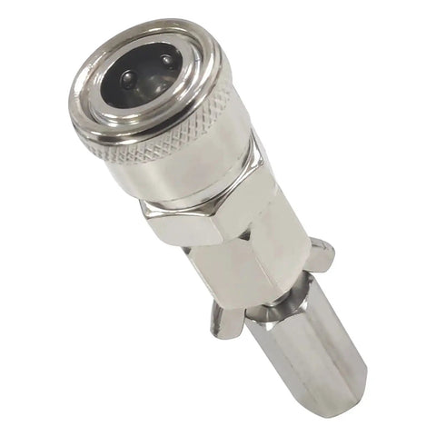 VacU Lock End Connector For Reciprocating Linear Actuator DIY Design In Stainless Steel With M8 Thread 3.3 Inch Height And 121g Weight