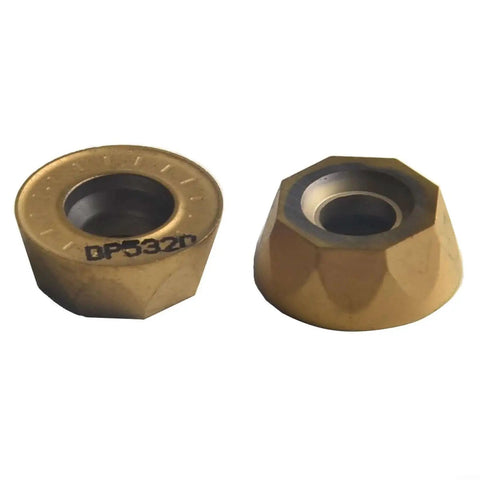 10 Pcs RPMT1204 M C DP5320 Carbide Round Milling Inserts for High Speed CNC Milling Indexable Toolholding Replacement Fits SRDPN