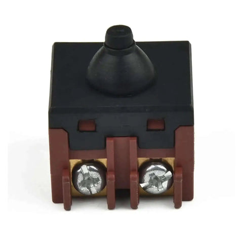 Front view of Push Button Switch For Angle Grinder 4 Inch Polisher Accessory Replacement, Heavy Duty On Off Switch For Power Tools.