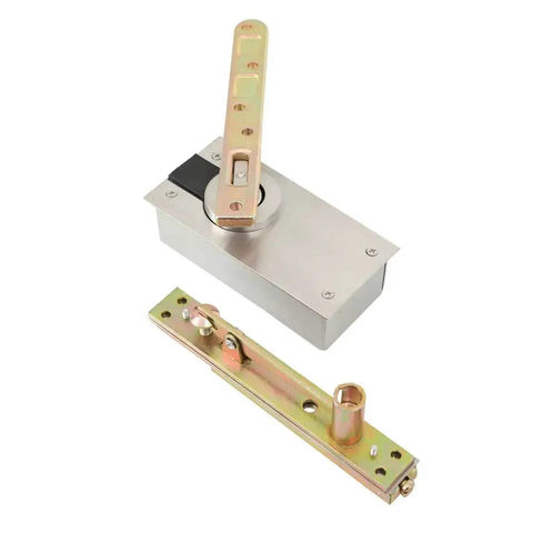 Hidden Pivot Hinges For Heavy Duty Wood Doors Bookcases And Secret Doors With 360 Degree Rotation And Beefed-Up Strength Load Up To 661 Lbs, stainless steel and cast iron hinge set