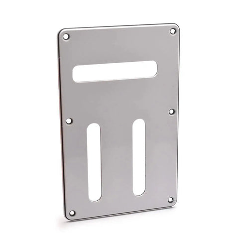 Pro Grade Electric Guitar Backplate Replacement Accessory PVC Material With Dustproof Design, shown front view, six screw holes