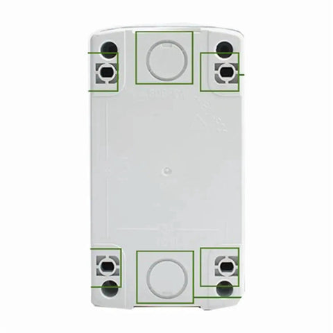 Rugged 22mm Waterproof Button Junction Box IP65 Enclosure shown in white ABS plastic with multiple hole mounting options for control panels.