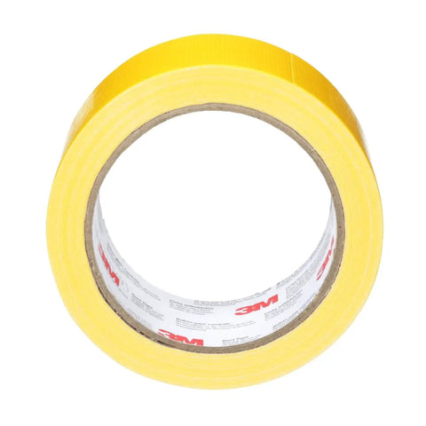 Yellow Colored Duct Tape with Strong Adhesive and Water-Resistant Backing for Indoor & Outdoor Multi-Surface Use, 1 Roll, 1.88 in x 20 yd