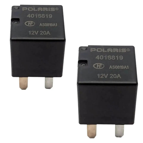 Two Pack Ultra Mini ISO Automotive Relay 12V DC 20A 4 Pin Micro Size Built For Tight Spaces Go To Relay For Power Windows