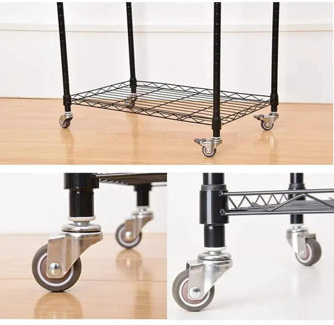 2 Inch Rubber Caster Wheel Set Of 4 With Five Sixteenth Inch By One And A Half Inch Stem And 20mm Socket Inserts For Furniture Crib Trolley Dining Car Casters Easy To Install Durable Quiet Rolling For Home And Workshop installed on metal furniture