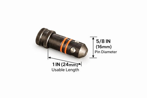Five Eighths Inch Quick Release Ball Lock Pins For Modular Welding Fixture Tables Two Pack Built Tough And Heavy Duty Solid Steel Positioning Accessories