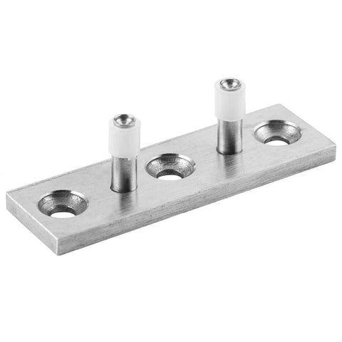 Stainless Steel Floor Guide Roller For Sliding Barn Doors, Heavy Duty Hardware With Double Wheel Design, Durable 304 Stainless