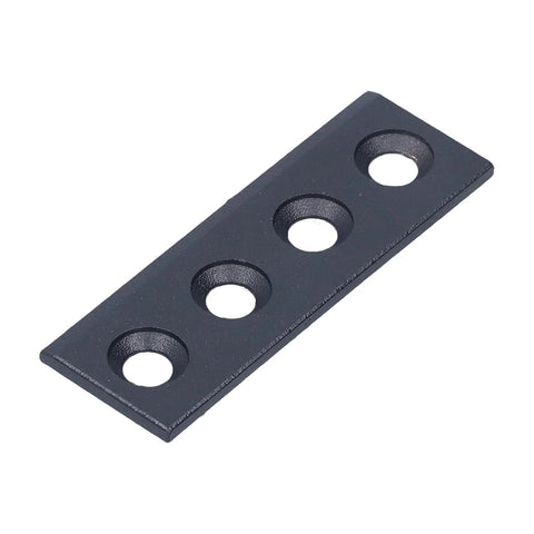 Rock Solid Carbon Steel Barn Door Track Connector Plate For Sliding Doors 8x2.7cm Easy Install Hardware Kit With Screws And Wrench Included Versatile Home Improvement Hardware For Strong Durable Door Action