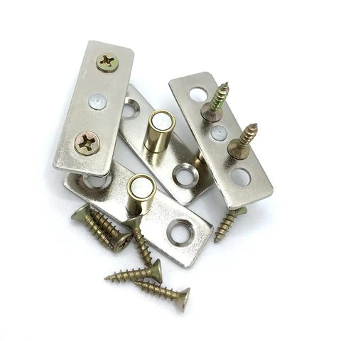 4 Piece Roller Guide Set For Sliding Barn Doors In Stainless Steel Floor Guides For Track Hardware Durable Barn Door Accessories