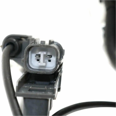 Close-up of ABS sensor connector for Wheel Hub And Bearing Assembly With ABS Sensor Front Right Passenger Side For Chevy Colorado GMC Canyon Isuzu I370 3.7L 07 08 6 Lug 4x4 Steel Replacement Part