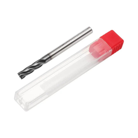 Carbide Square Nose End Mill Bit For Hardened Steel 11 64th Inch Cut Diameter 4 Flutes TiAlN Coated Milling Cutter in packaging