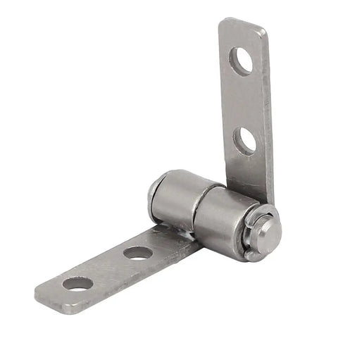Friction Hinge With 0.1Nm Torque Iron Nickel Plated Silver Tone Positioning Hinge for Small Enclosures and Gadgets, 48mm Length