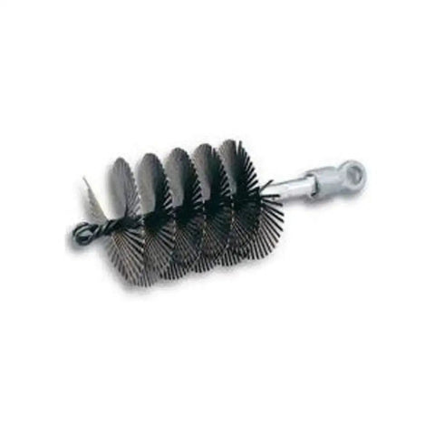 3.5 Inch Wire Duct Brush With Flat Steel Bristles For Heavy Duty Cleaning Of Ducts Bi-Directional Pulling Eye Ends