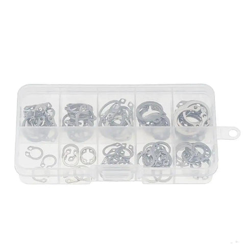 Stainless Steel Retaining Circlips Set 100 Pcs M8 M9 M10 Internal External Snap Rings Kit For Mechanics And DIYers Gear Up With This Heavy Duty Assortment Of Internal And External Rings