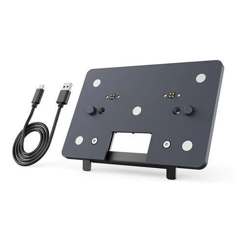 Fast Charge USB Dock Stand for 3D Printers Backplate Mount with USB cord, sleek desk design, slip resistant base, quick charging panel.
