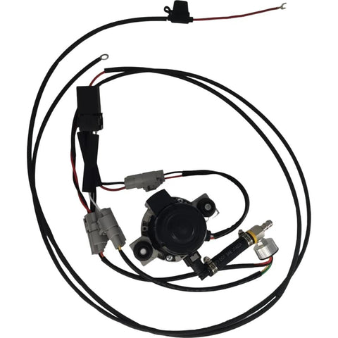 PNEUGO 12V brake booster vacuum pump kit with wiring harness and installation hoses, EVP50, 18-25 inch range