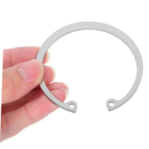 5 Piece Stainless Steel Snap Rings Kit Internal External Circlips Retaining Rings Assortment for DIY and Professional Use
