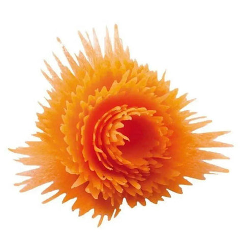 Spiral carrot decoration made with Two Pack Spiral Vegetable Slicer Spiralizer Chopper Veggie Cutter Handheld Food Slicer Grater