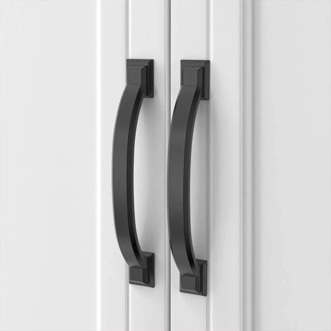 10 Pack 4 Inch Matte Black Cabinet Handles For Kitchen Cabinets 102mm Cabinet Pulls Drawer Pulls Cupboard Hardware Durable Modern
