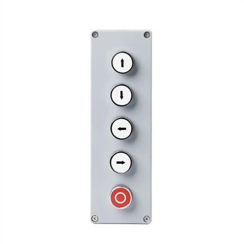 DIY Metal Push Button Control Box Explosion Proof Junction Waterproof Enclosure For Emergency Start Reset Electric System