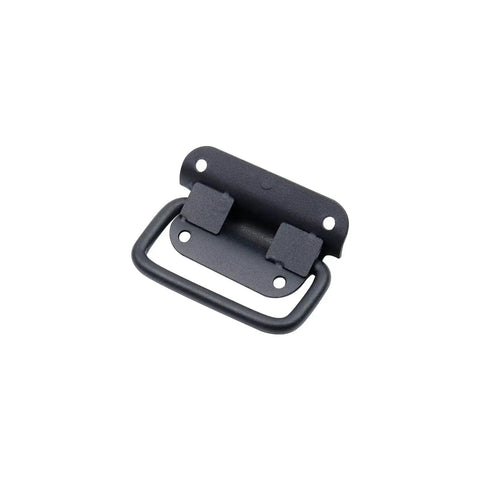 Stainless Steel Chest Pull Handles 2 Pack Black 3x2.4 Inch Decorative Case Cabinet Trunk Handles With 5 Mm Mounting Holes
