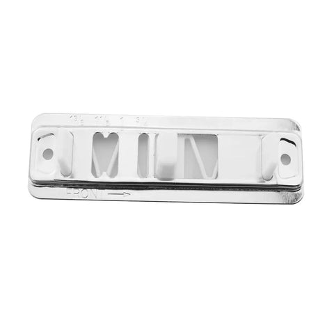 Sliding Wardrobe Door Bottom Track Guide Set With Bypass Kit For 3/4 Inch To 1 3/8 Inch Thick Cabinet Doors Includes Four Floor Tracks Nickel Plated Iron And Plastic Construction For Durable Easy Installation.