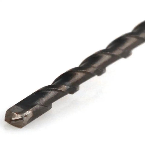 Close-up of Heavy Duty 5 Piece SDS Plus Hammer Drill Bit Set, Three Sixteenth Inch Diameter, Six Inch Length, Tungsten Carbide Tips