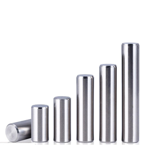 M2 304 Stainless Steel Cylindrical Dowel Pins, 100 Pack, Solid Round Locating Pins For Precision Alignment And Fixing, 2x22 Mm Size