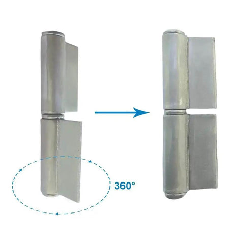 10 Pack Weldable Lift-Off Hinges 3-1/8 In By 1 In Flag Hinge Detachable Door Hinges Built Tough Heavy Duty Steel Weld On For Trailer Ramp Gate Door