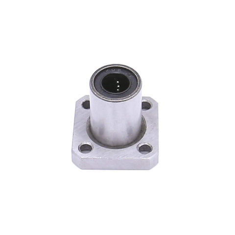 LMK8UU square flange linear bearing with 8x15x24 mm bore, metal base, set of 4