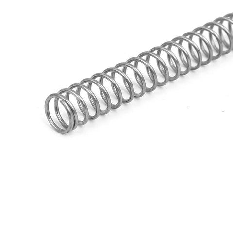 uxcell compression spring, 304 stainless steel, 10mm OD, 1mm wire, silver tone