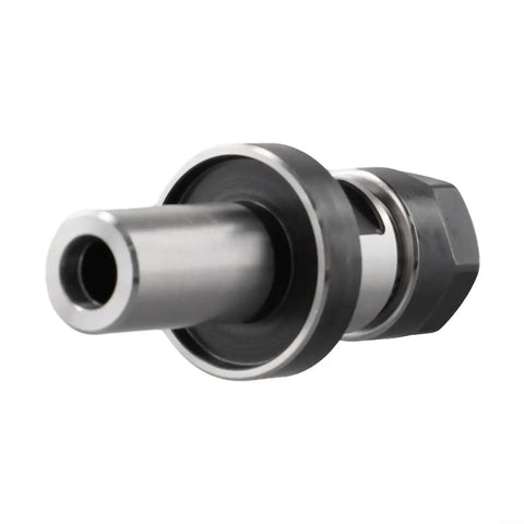 Front view of Ultra Precise Three Quarter Inch Straight Shank Chuck Tool Holder for ER16 Collets, showing shank and flange.