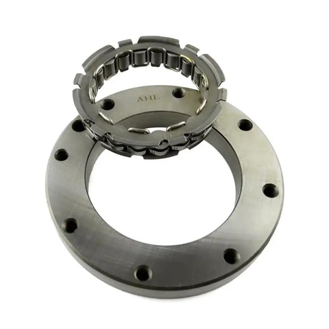 One Way Bearing For Motorcycles Fits 999S 749S 996 998S ST2S And 997S Models Keeps Your Ride Smooth At Start And Delivers Solid Power Transmission Built From Durable Materials For Longer Life Easy To Install And Precise Replacement Part visible with circular design and metallic finish