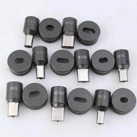 Heavy Duty Oval Hole Punch Die For CH-70 Hydraulic Punching Machine, 10x20mm Oval Die, Custom Size Options Available