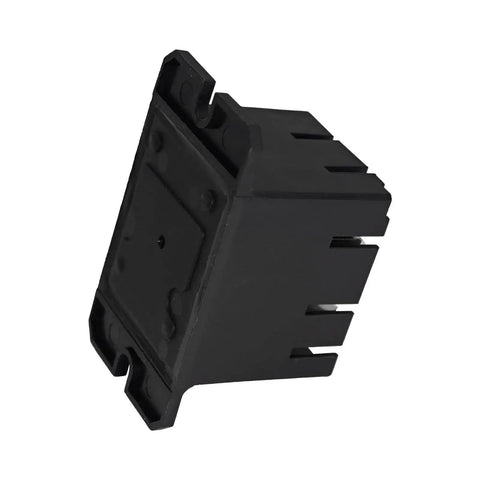 AZ2280 1A 12DF Pack Of 2 Mini Power Electromechanical Relay 12V AC 30A SPST NO in durable black casing, side view