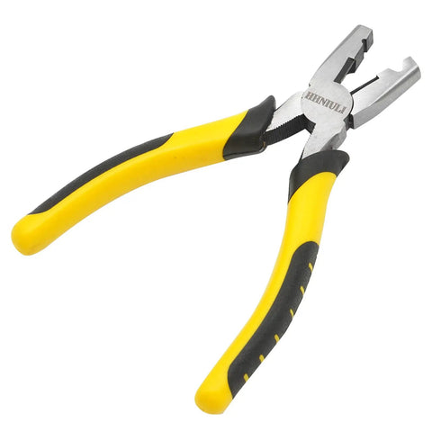 Close-up of a snap plier from 900 Piece Wire Cage Clips Kit With 1 Snap Plier For Chicken Coops And Pet Cages Hog Ring Pliers Set