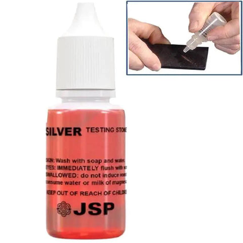 Fast Silver Purity Testing Kit For Jewelry And Scrap Metal Two Bottles Waytest 999 And 925 Sterling Silver Testing Solution bottle