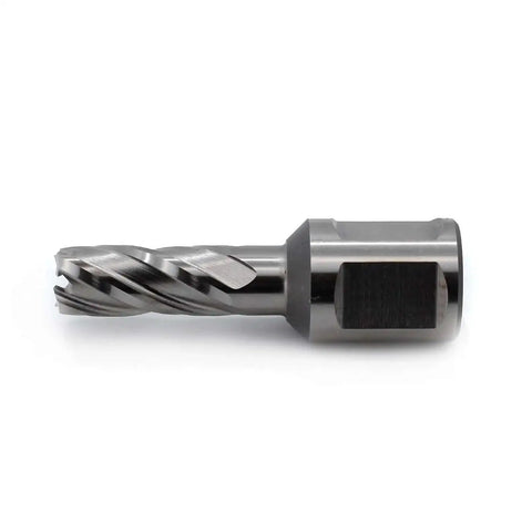 Annular Cutter For Magnetic Drill Press 7/16 Inch Diameter, 1 Inch Cutting Depth, Weldon Shank 3/4 Inch With Two Flats, Pilot Pin