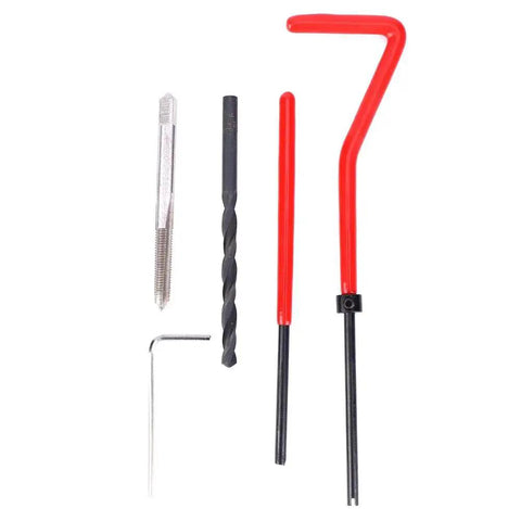 Thread Repair Kit M4x0.7 Stainless Steel Twisted Drill Wrench Threaded Inserts Set For Metric Imperial Hole Conversion shown