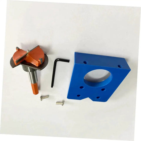 Hinge Boring Hole Drill Bit Positioner For Precise Woodworking And Furniture Cabinet Hinges Grab And Go Easy To Use Tool
